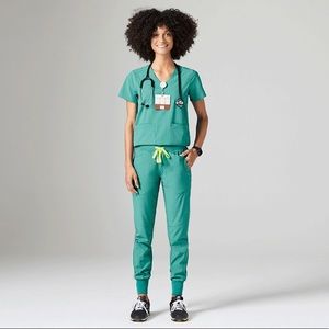 Figs Jogger Scrub Pants- Marine, Small